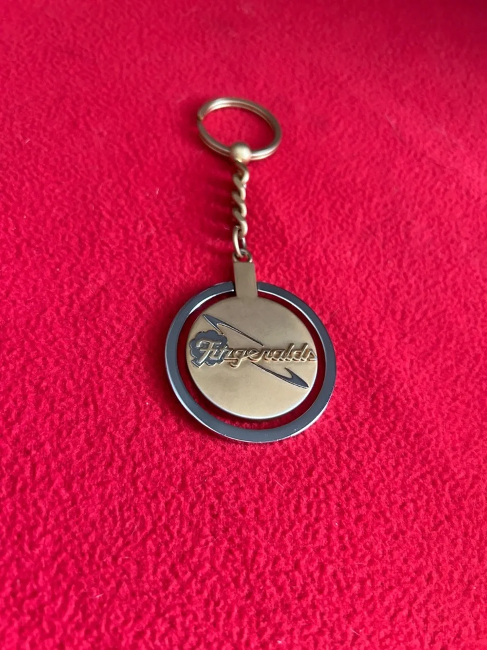 Fitzgerald Gold silver Keychain unisex